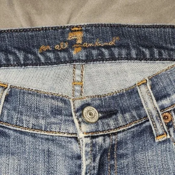 7 For All Mankind 7FAM Bootcut Jeans Size 29 - Picture 12 of 16